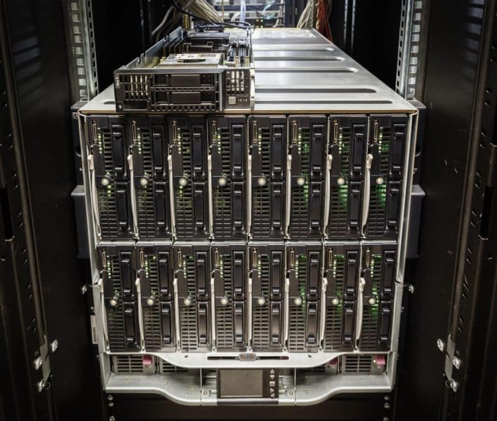 Common Type of Server Hardware - blade server