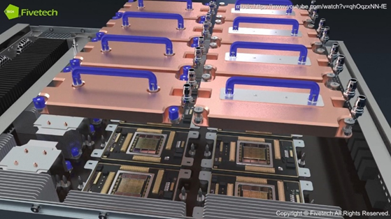 The application of Fivetech module-thread in smart folding handles for server hardware cooling systems.