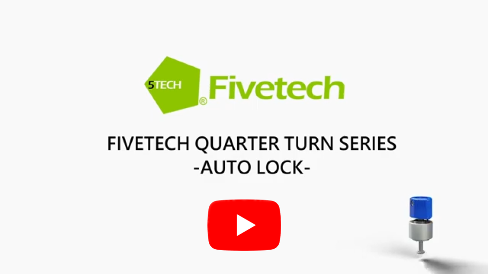 Video showcasing the application of Fivetech Quarter Turn Auto Lock on thermal modules