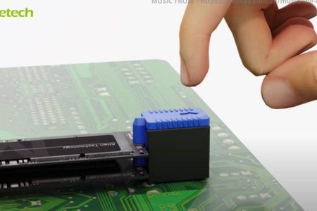 Double M.2 board latch