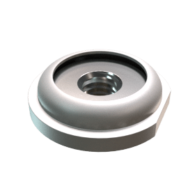 Fivetech's floating nut provides anti-rotation mechanics and prevents loosening from vibration while offering space for screw float.