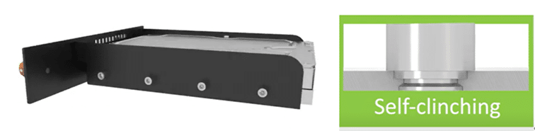 mini slide roller on server track